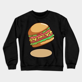 Hamburger Food Crewneck Sweatshirt